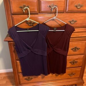 Bundle of Ann Taylor Sleeveless V-Neck Tops